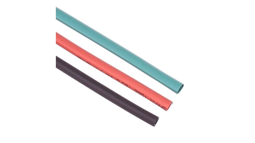 Heat Shrink Tubing 4mm Red - Black - Green ATS-9304