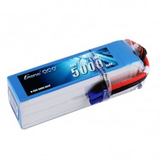 Gens ace 5000mAh 22.2V 60C 6S1P Lipo Battery - EC5 Plug