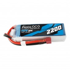 Gens ace 2200mAh 11.1V 60C 3S1P Lipo Battery - Deans Plug