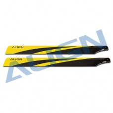 600N Carbon Fiber Blades - Yellow