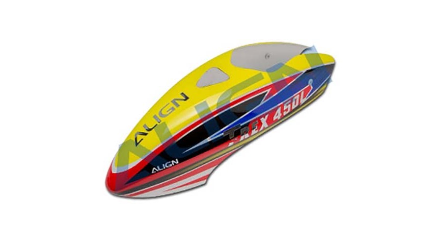 450L Dominator Painted Canopy Yellow - Red