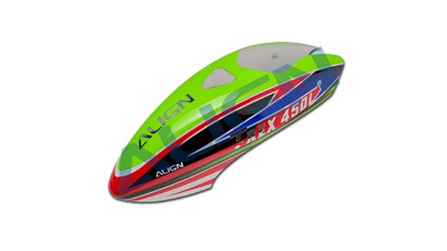 450L Dominator Painted Canopy Green - Red