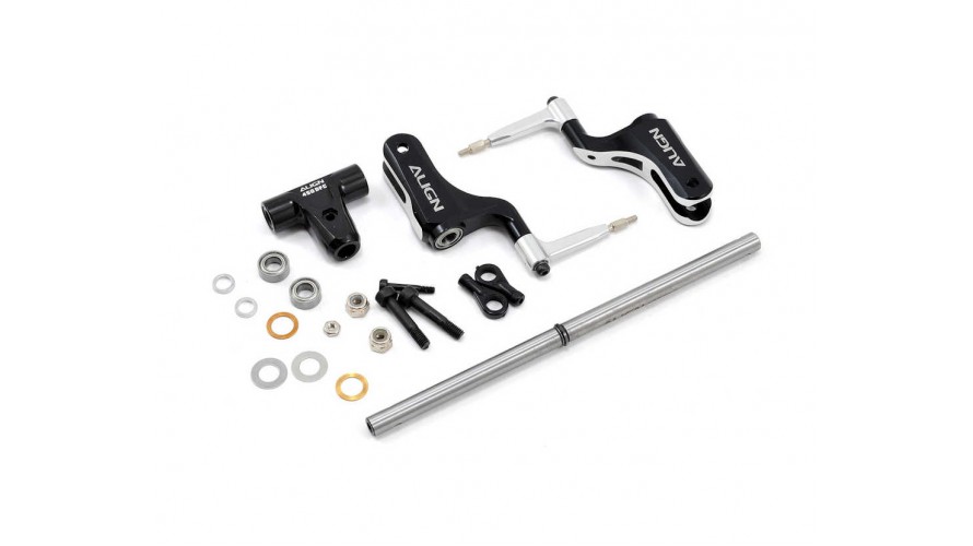 450DFC Main Rotor Head Upgrade Set - Black
