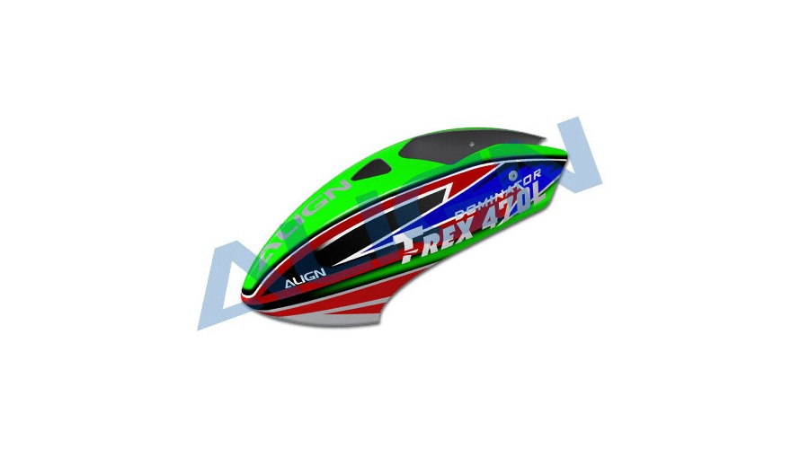 470L Painted Canopy - Green / Red