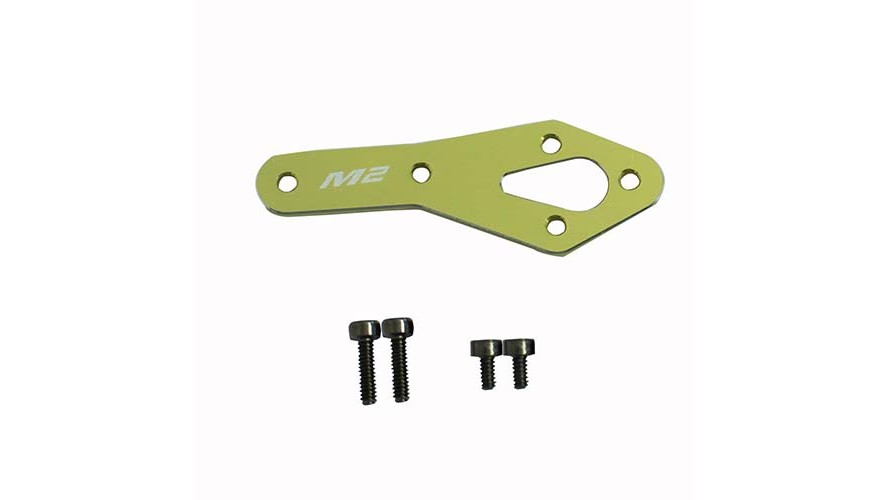 OMPHOBBY M2 V2 Tail Motor Reinforcement Plate Set - Yellow