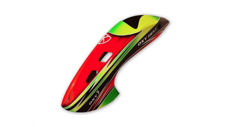 LYNX Heli Innovations OXY5 Canopy Scheme 11 Yellow-Green-Red OSP-1484