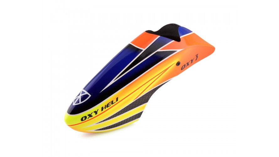 LYNX Heli Innovations OXY3 Canopy Schema # 1 Orange - Yellow OSP-1201 LYNX Heli Innovations OXY3 Canopy Schema # 1 Orange - Yellow OSP-1201