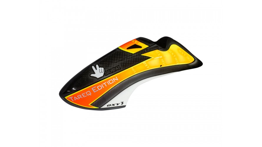 LYNX Heli Innovations OXY3 TE Canopy Yellow - Orange - Black OSP-1181 LYNX Heli Innovations OXY3 TE Canopy Yellow - Orange - Black OSP-1181