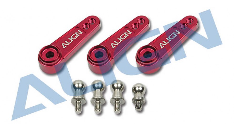 D6FF Metal Servo Horn M2.5 - Red (550 / 800)