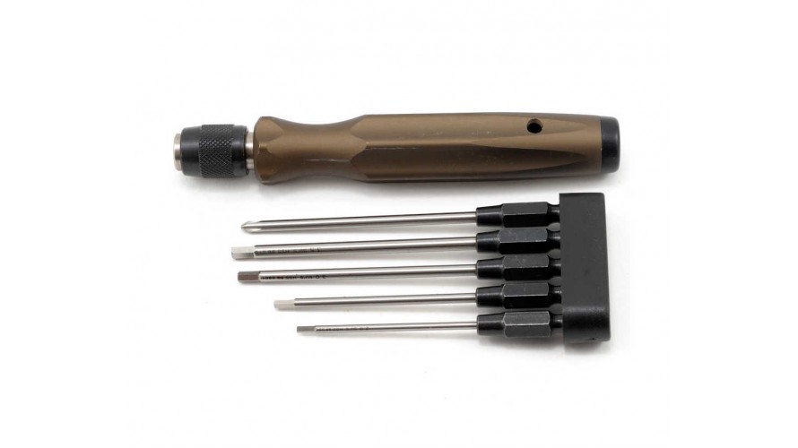 Screw Driver - Quick Release 1.5mm, 2.0mm, 2.5mm, 3.0mm, and PH1