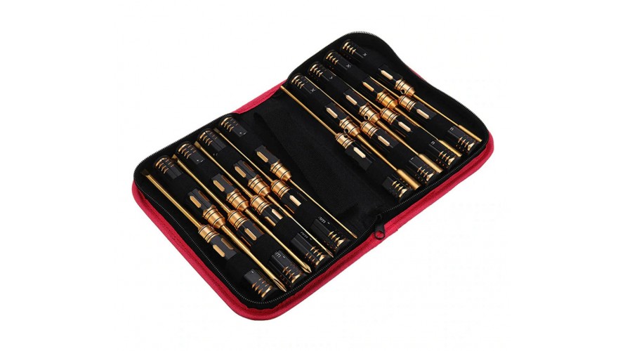 RC Screwdriver Hex Socket Tool Kit 16pcs ATS-2077