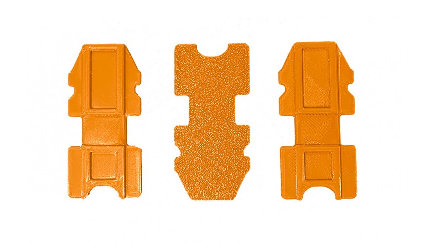 M2 Battery Tray - Orange