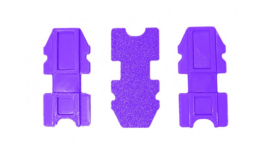 M2 Battery Tray - Purple