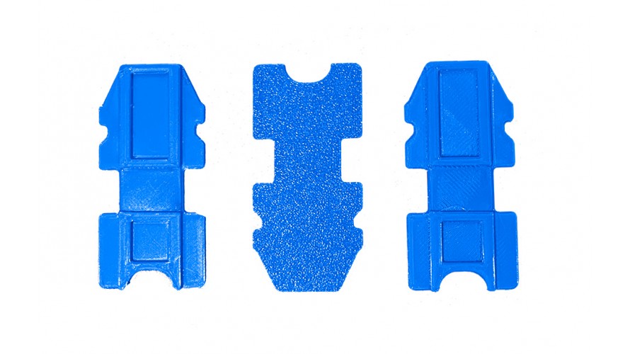 M2 Battery Tray - Blue