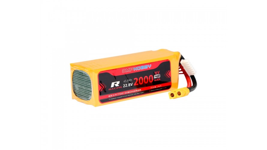 M4 2000mAh 6S HV 70C LiPo Battery