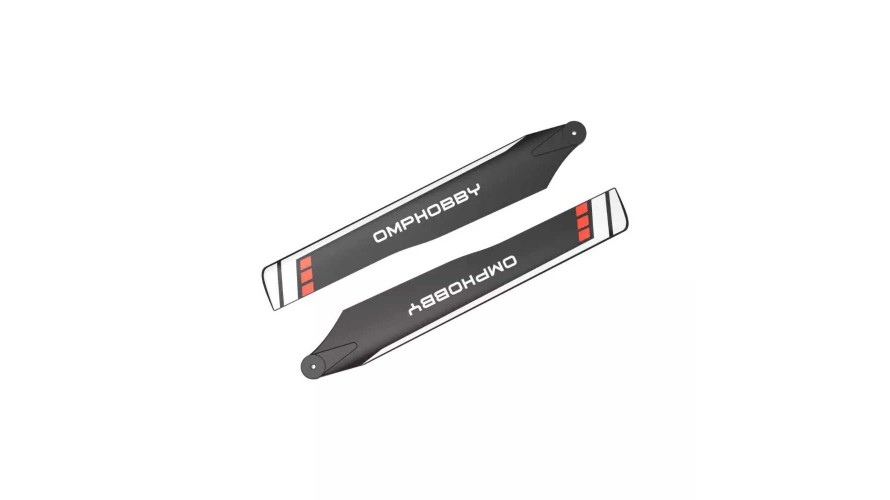 OMPHOBBY M1 125mm Main Blades Hard Orange OSHM1032