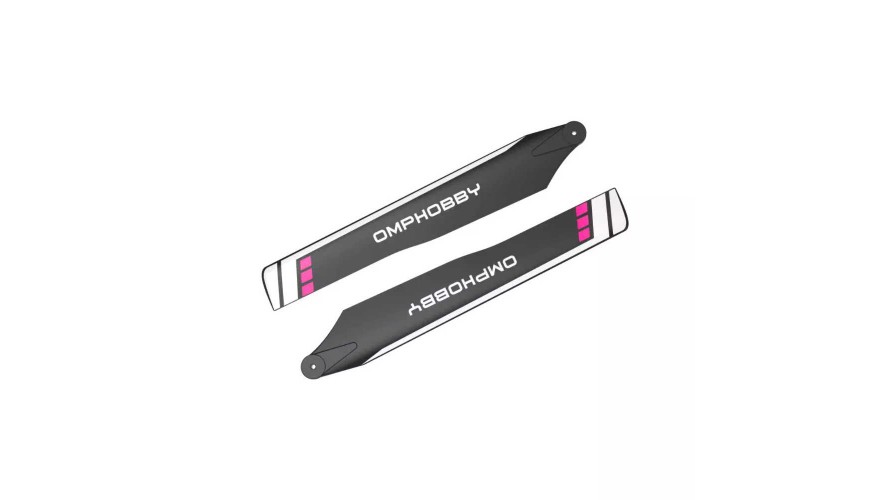 OMPHOBBY M1 125mm Main Blades Hard Purple OSHM1033