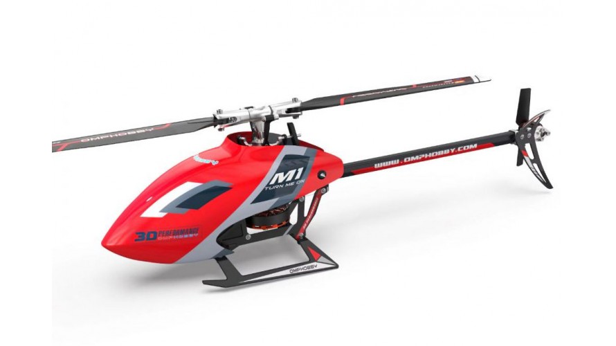 OMPHOBBY M1 EVO SFHSS RC Helicopter - Red