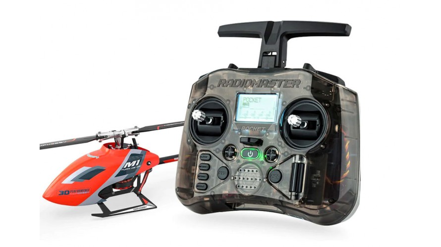 M1 EVO RC Helicopter Ready to Fly (Red)