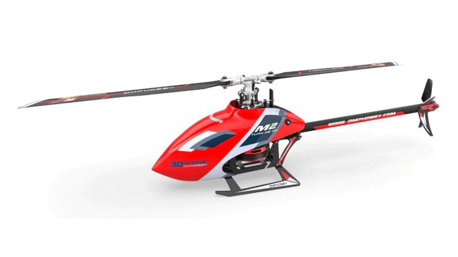 OMPHOBBY M2 EVO RC Helicopter Red OMP-M2-EVO-R
