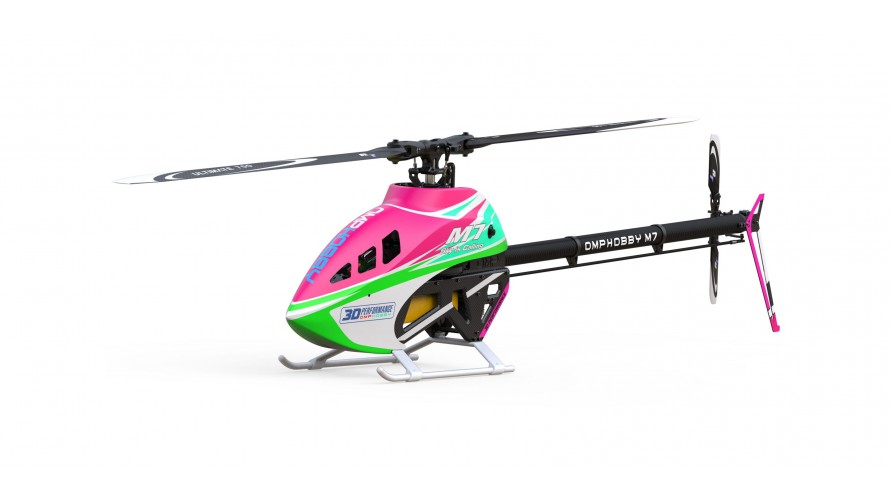 M7 RC Helicopter Kit w/ RotorTech & Tail Blades - Pink M7 RC Helicopter Kit w/ RotorTech & Tail Blades - Pink