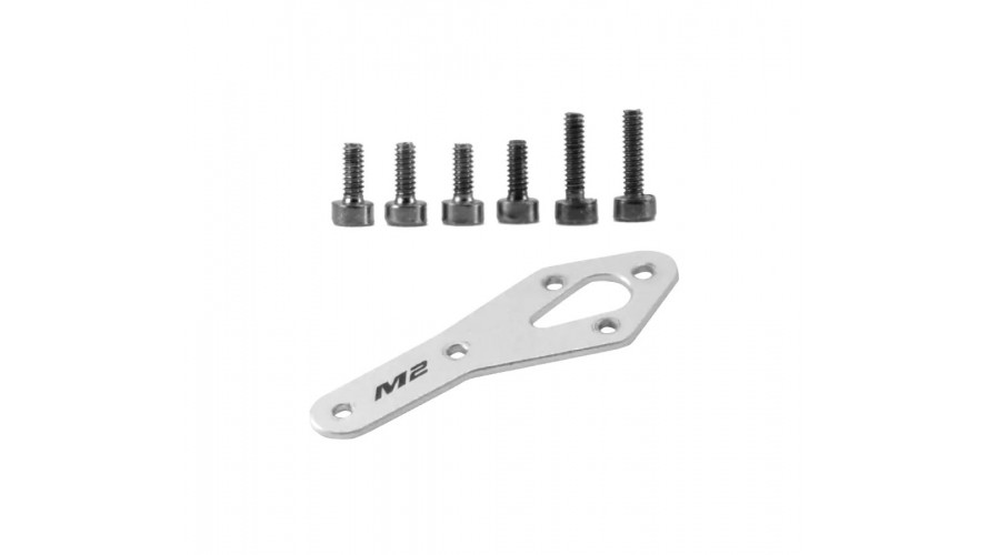 OMPHOBBY M2 EVO Tail Motor Reinforcement Plate - White OSHM2318W