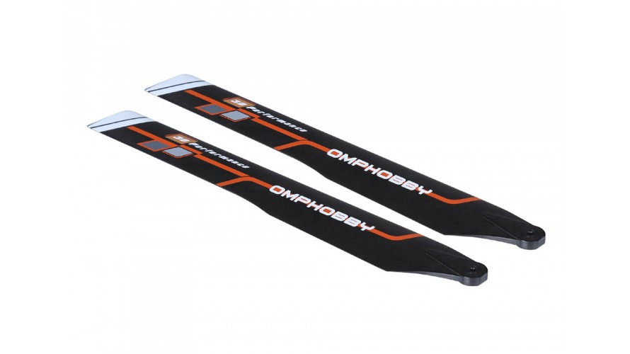 OMPHOBBY M2 EVO Main Blades 190mm - Orange OSHM2321O