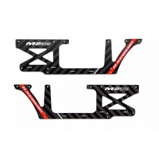 OMPHOBBY M2 EVO Carbon Fiber Frame Set - Red