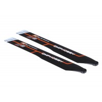 OMPHOBBY M1 EVO 125mm Main Blades - Orange
