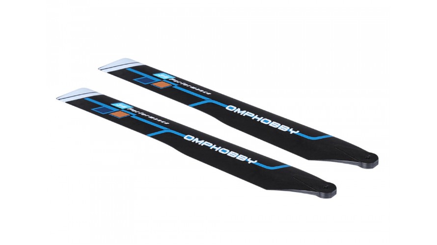 OMPHOBBY M1 EVO 125mm Main Blades - White