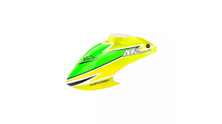 OMPHOBBY M2 Canopy Explore Racing Yellow OSHM2102