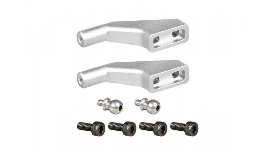 M4 Main Rotor Blade Grip Arm Set - Silver