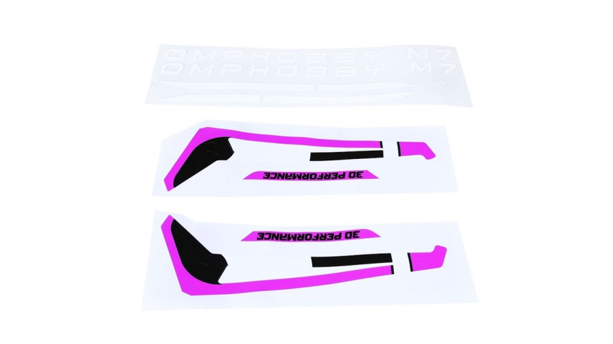 M7 Tail Fin Sticker - Blue